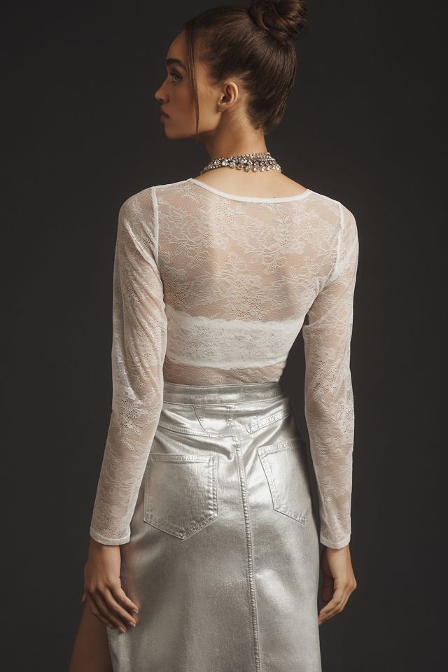 The Harlowe Lace Bodysuit #3