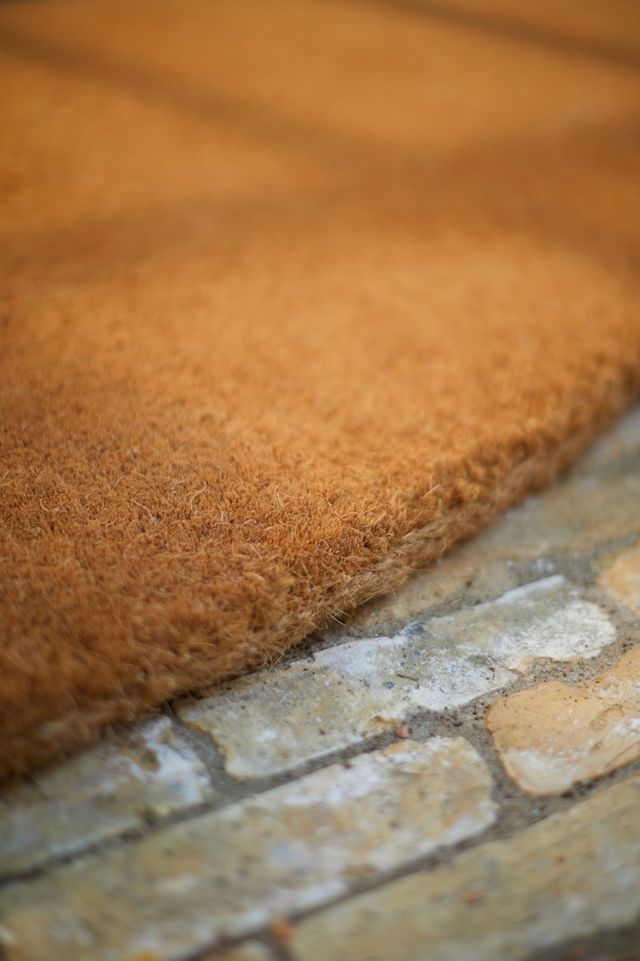 Natural Coconut Half Moon Doormat #2