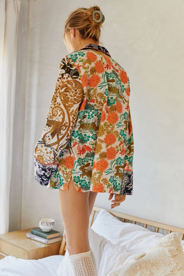 Cally Conway for Anthropologie Flannel Sleep Top #2