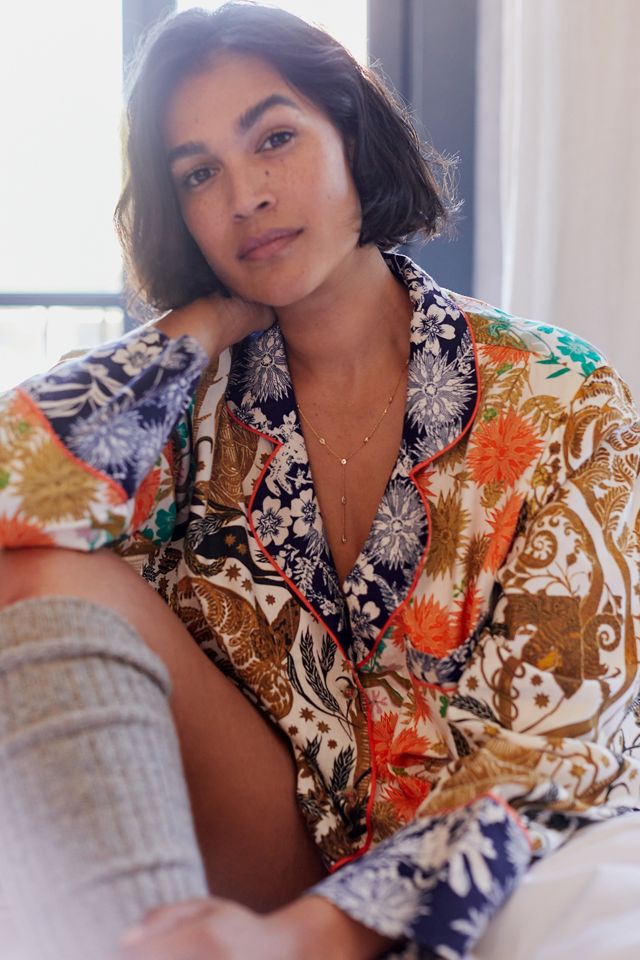 Cally Conway for Anthropologie Flannel Sleep Top #4