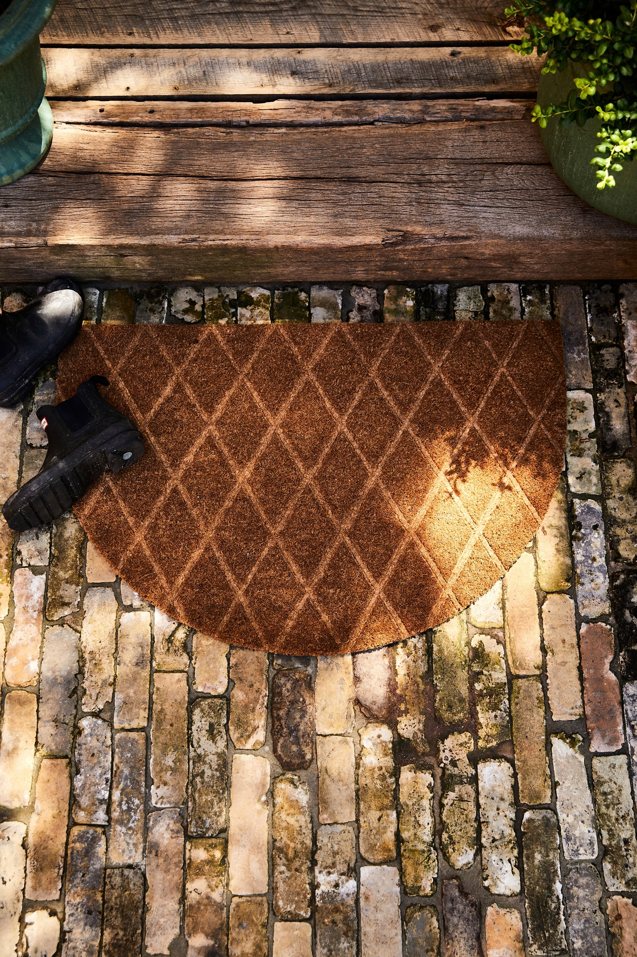 Trellis Half Moon Doormat