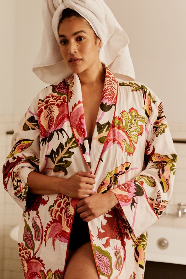 Raphael Balme for Anthropologie Flannel Robe #6