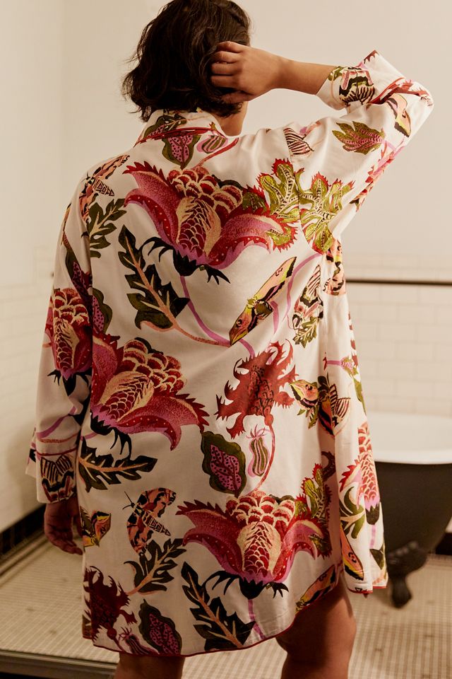 Raphael Balme for Anthropologie Flannel Robe #7