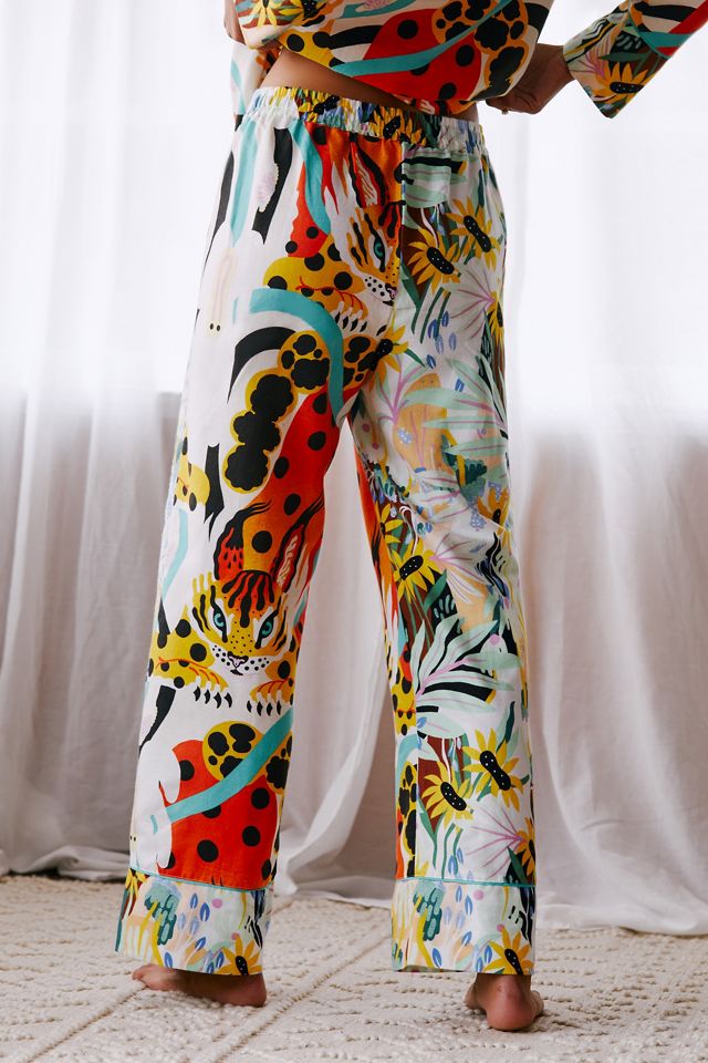Marcos Navarro for Anthropologie Flannel Sleep Pants #3