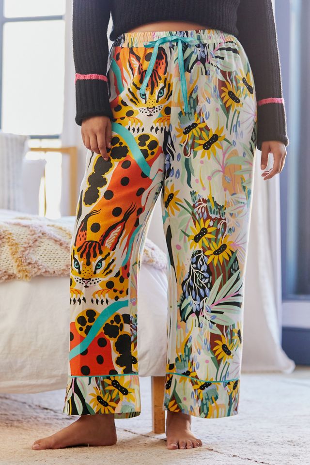 Marcos Navarro for Anthropologie Flannel Sleep Pants #5