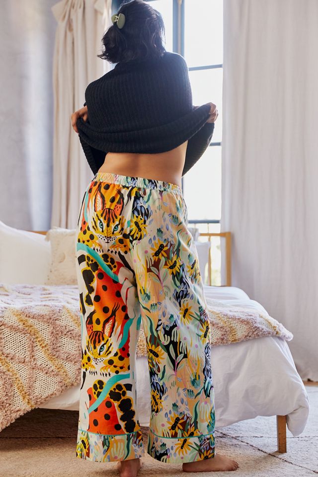 Marcos Navarro for Anthropologie Flannel Sleep Pants #8