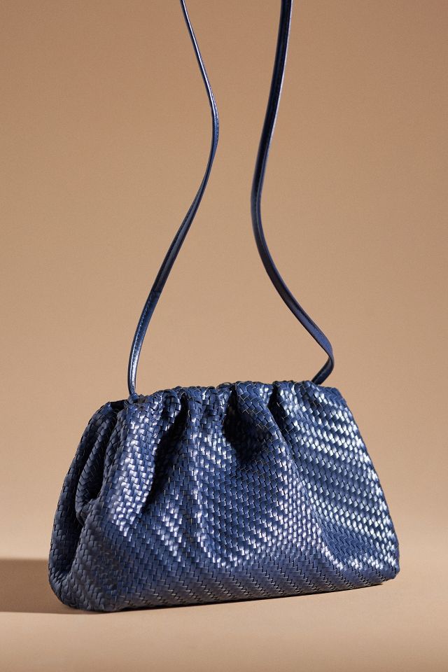 Moda Luxe Frankie Woven Cotton Fringe Clutch Handbag
