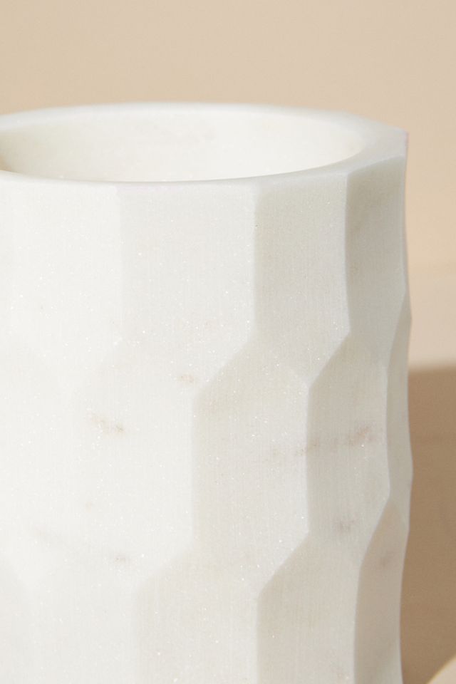 Faceted Marble Canister #2