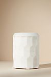 Faceted Marble Canister