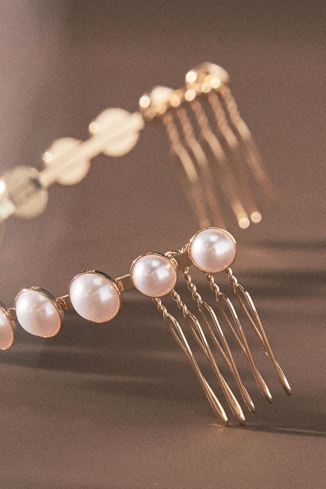 Lelet NY Allison Pearl Halo | Anthropologie display picture 1