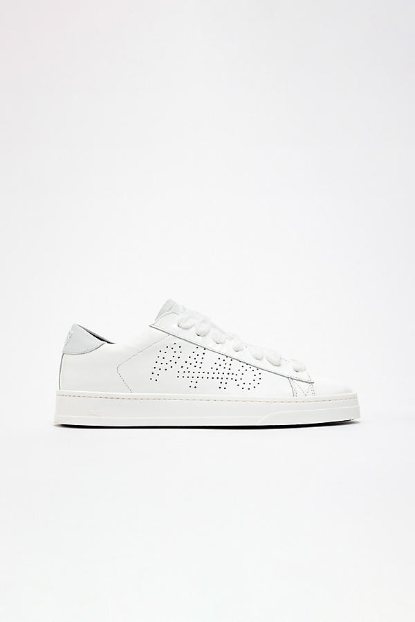 P448 Jack Patent Leather Sneakers In White