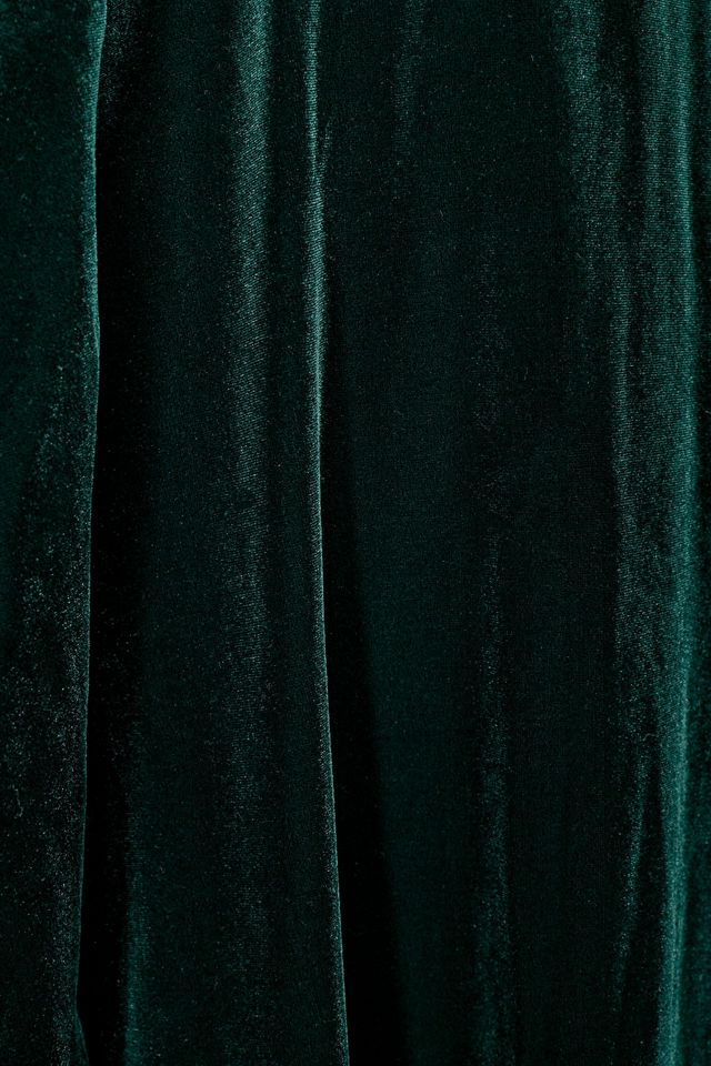 Jenny Yoo Stretch Velvet Sabrina Dress #4