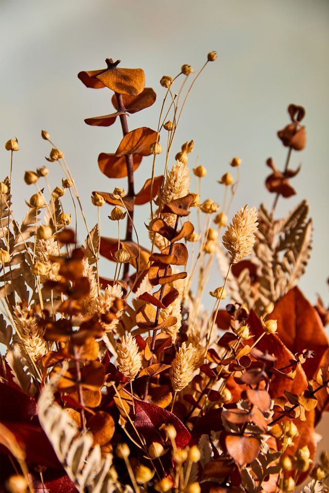 Preserved Salal, Phalaris + Flax Pod Bouquet #2