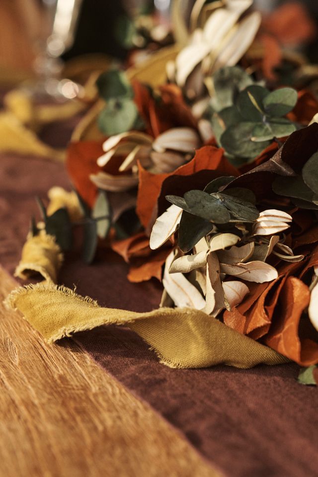 Preserved Full Harvest Garland #1