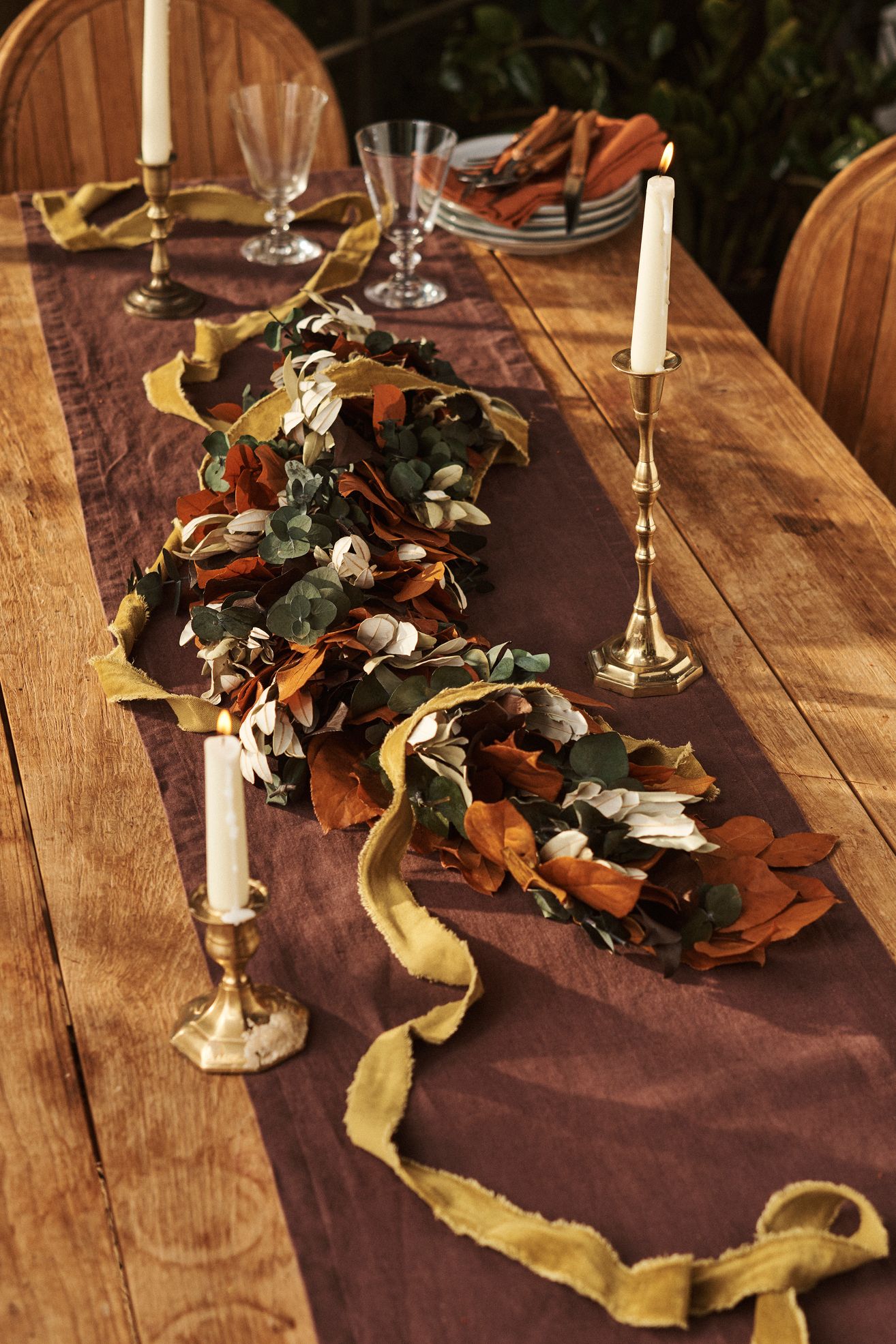 Preserved Full Harvest Garland - Multi, Standard, One Size