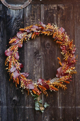 Terrain Preserved Oat + Flax Wreath