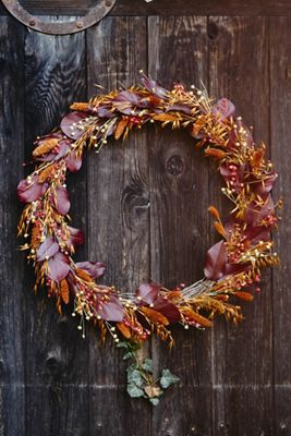Preserved Oat + Flax Wreath