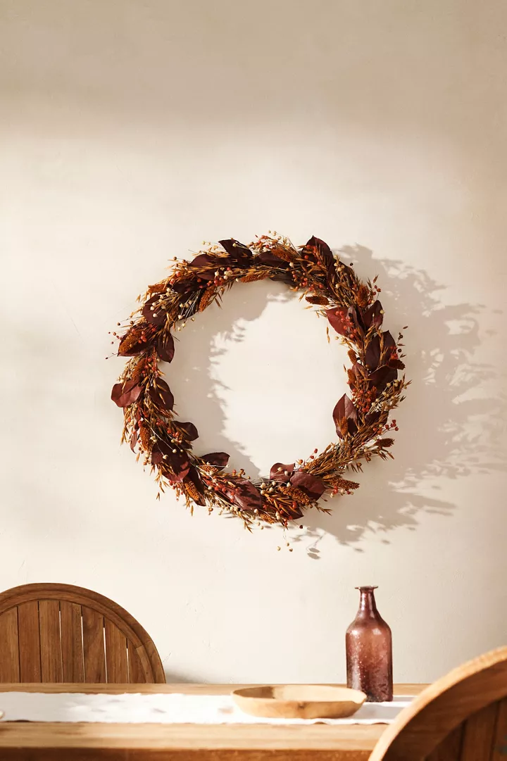 Terrain Preserved Oat + Flax Wreath