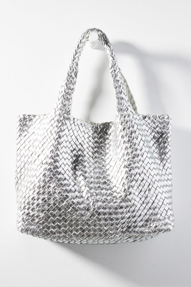 Woven Leather Tote #1