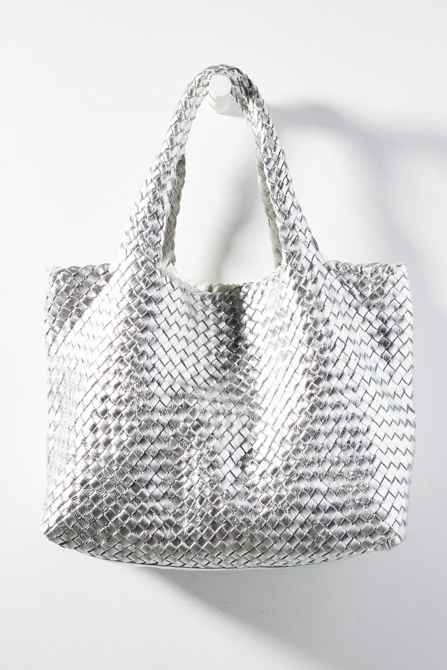 Woven Leather Tote