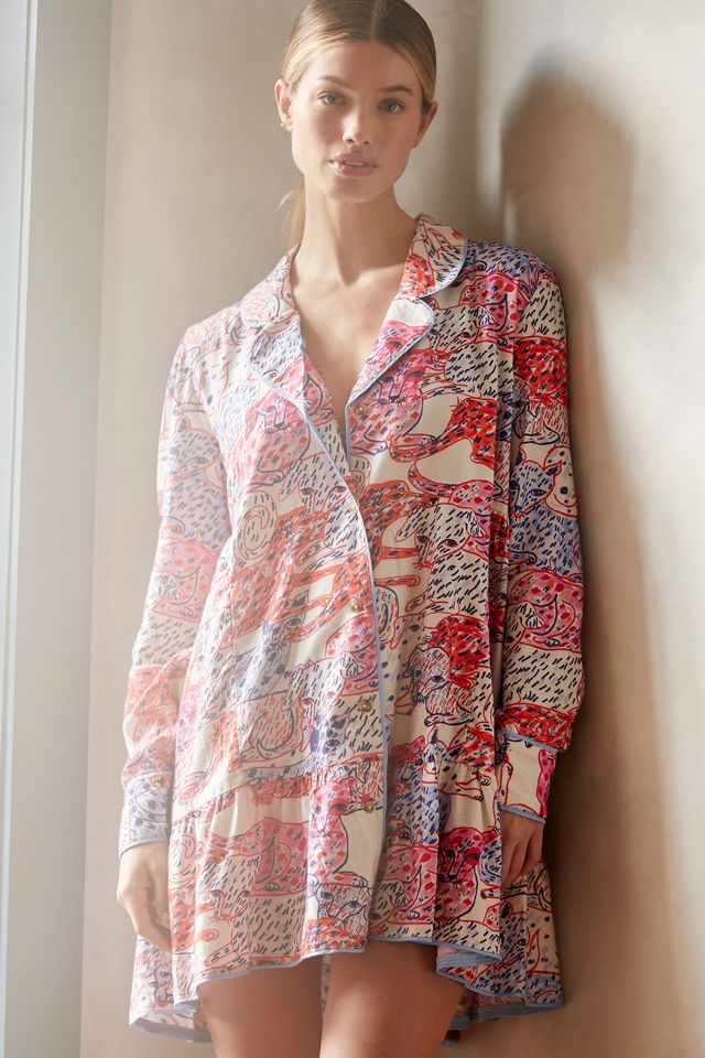 Olivia Wendel for Anthropologie Flannel Sleep Set #4