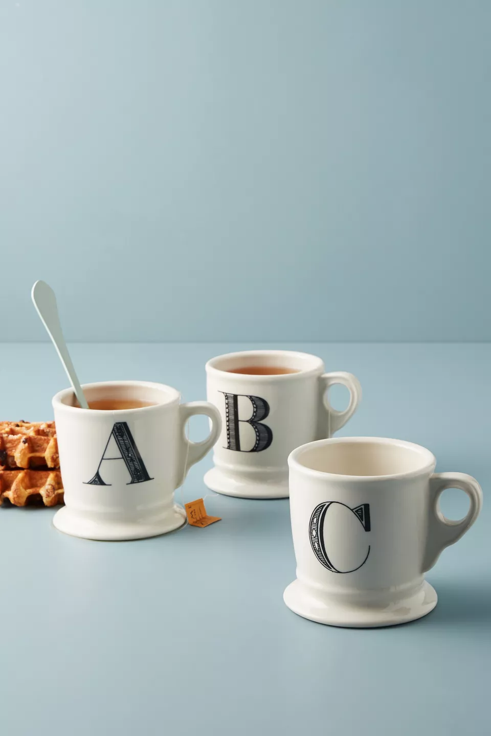Stoneware Dishwasher safe Monogram Mug