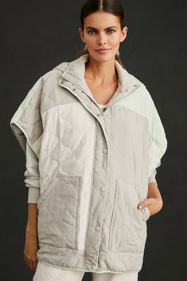 By Anthropologie Puffer Poncho #4