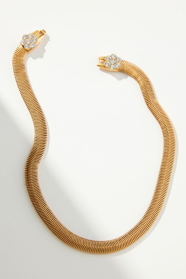 Clare V. Snake Chain Collar