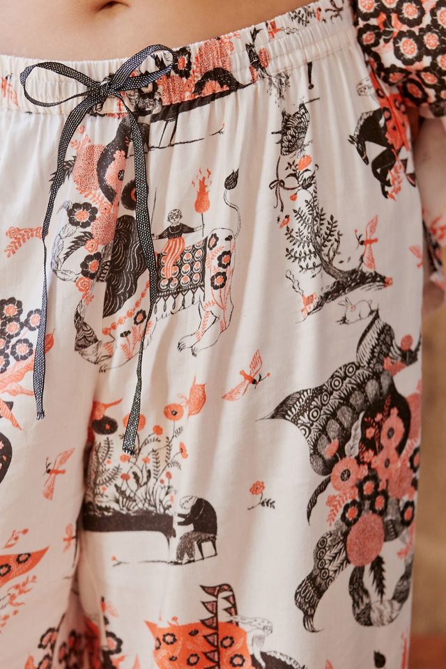 Sanae Sugimoto for Anthropologie Flannel Sleep Pants #6