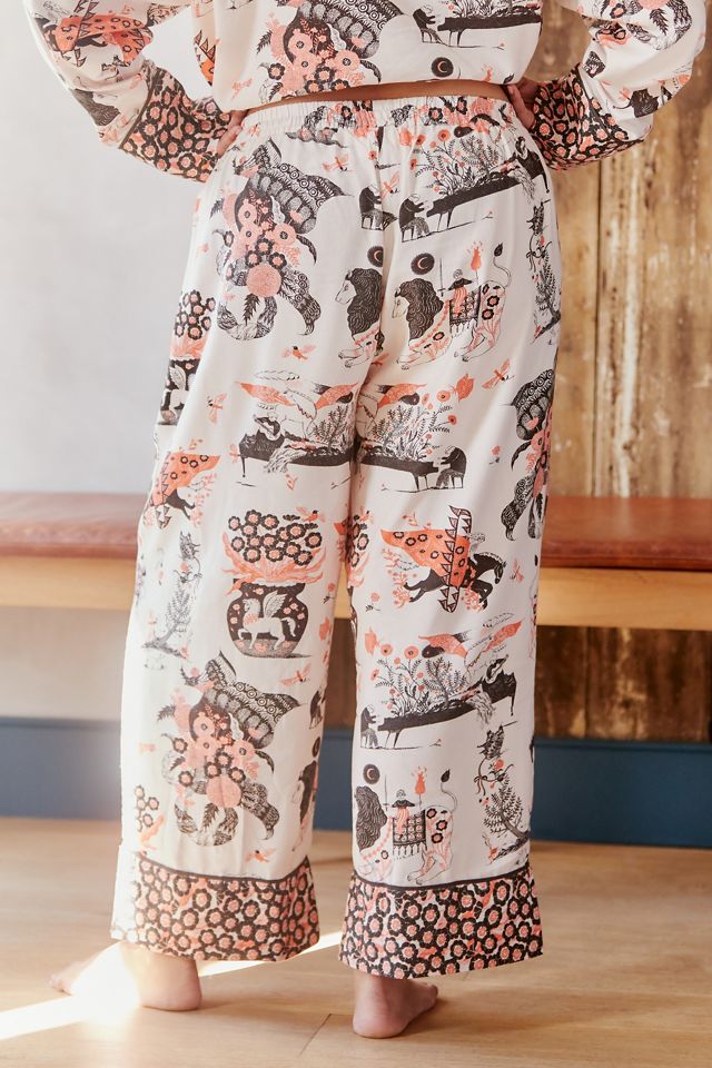Sanae Sugimoto for Anthropologie Flannel Sleep Pants #7