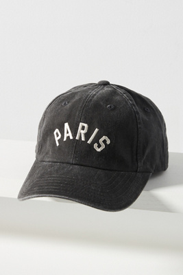 Anthropologie The Wanderlust Paris Baseball Cap In Gray