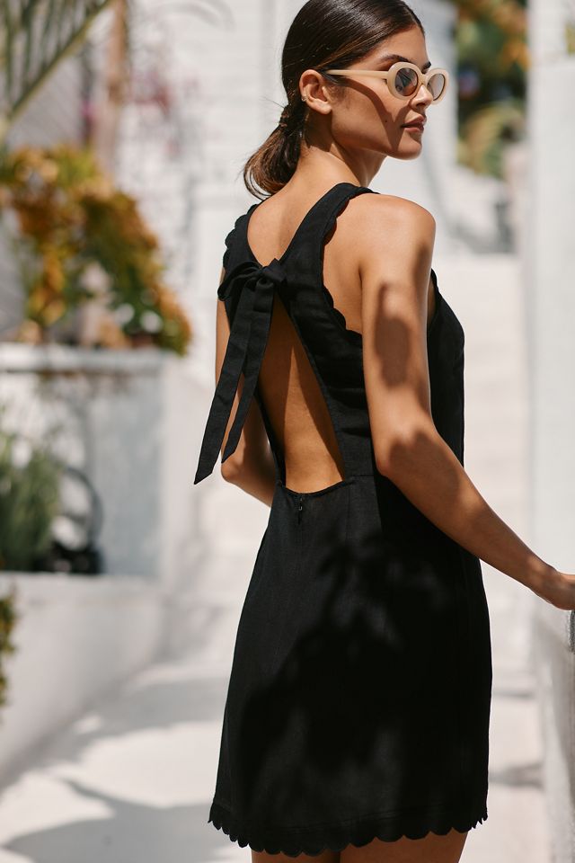 By Anthropologie Scalloped Mini Dress #2