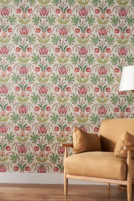 Seaside Jacobean Wallpaper | AnthroLiving