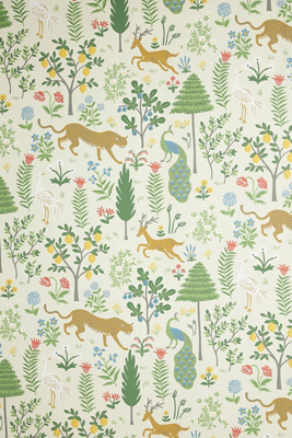 Rifle Paper Co . Menagerie Wallpaper In Beige