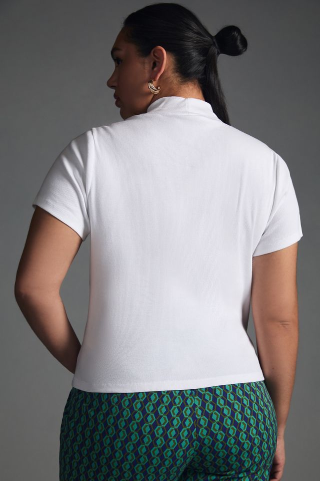 The Blair Baby Tee by Maeve: Mock-Neck Edition #5