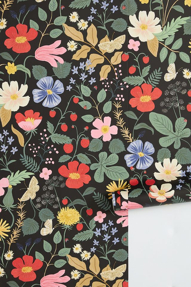 Rifle Paper Co. Strawberry Fields Wallpaper #1