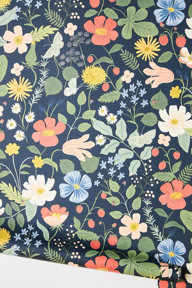 Rifle Paper Co. Strawberry Fields Wallpaper #1