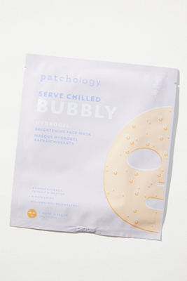 Patchology Bubbly Brightening Hydrogel Mask In Purple