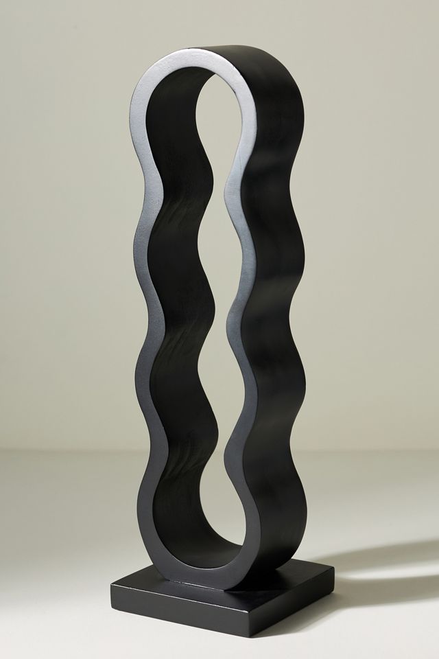 Wavy Wood Wine Rack | Anthropologie