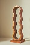 Wavy Wood Wine Rack