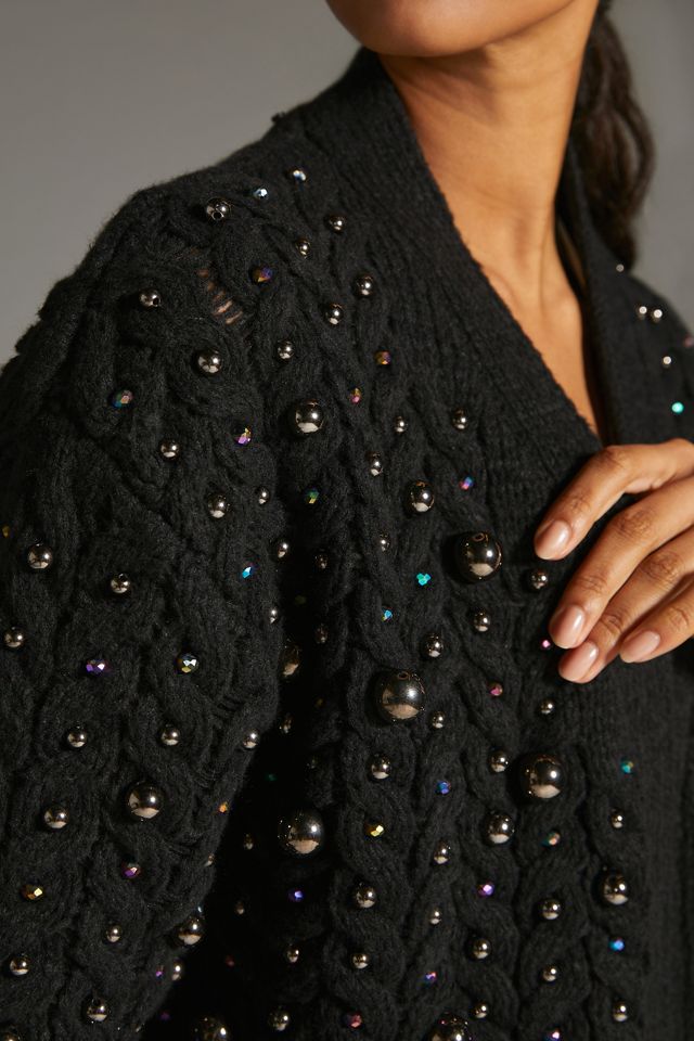 By Anthropologie Pearl Cardigan Sweater #1