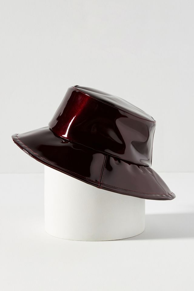 Anthropologie x ASN CLUELESS BUCKET HAT Thermoplastic Rain Brown One