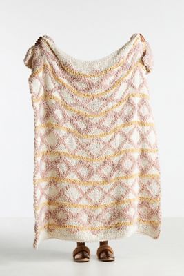 Georgie Cozy Knitted Throw Blanket