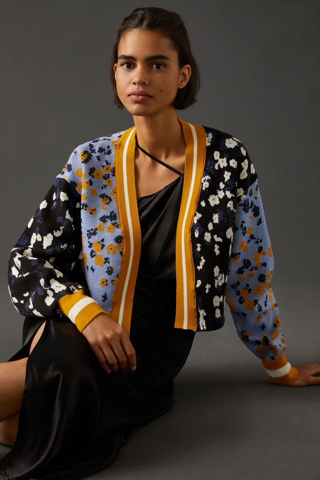 By Anthropologie Varsity Cardigan Sweater #3