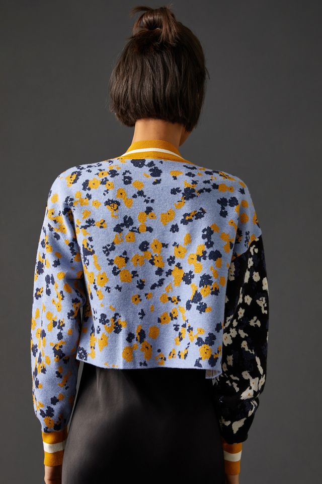 By Anthropologie Varsity Cardigan Sweater #4