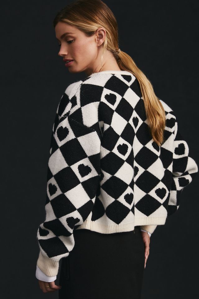 By Anthropologie Hearts Cardigan Sweater #2