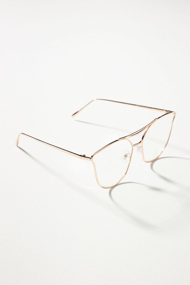I-SEA Wire Cat-Eye Reading Glasses #1