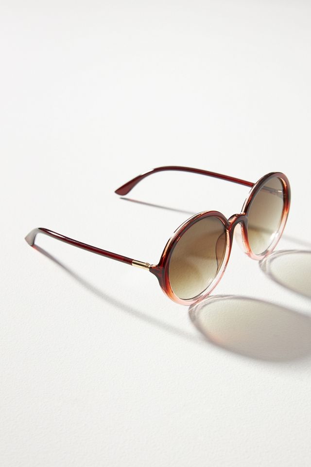 Round Ombré Sunglasses #1