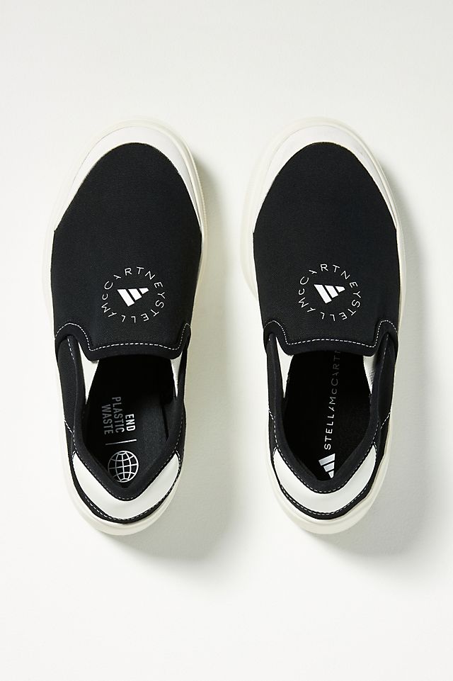 adidas by Stella McCartney Court Slip-On Shoes - Black | Unisex Lifestyle |  adidas US