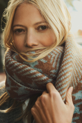 Houndstooth Scarf | Anthropologie